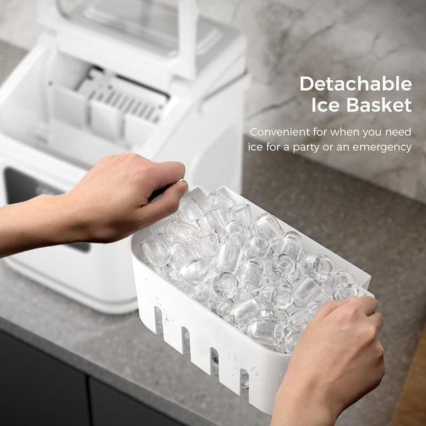 Countertop Ice Maker 9 Bullet Ice Cubes in 6 Mins, Z5812K-BLACK