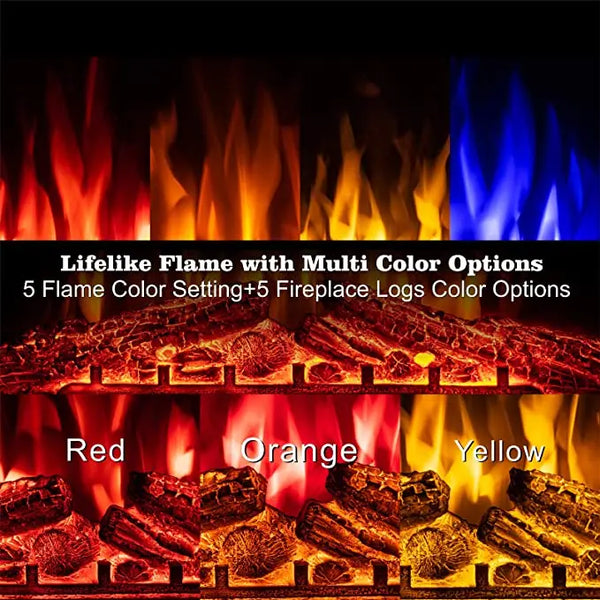 'Electric Fireplace Insert, Infrared Electric Fireplace