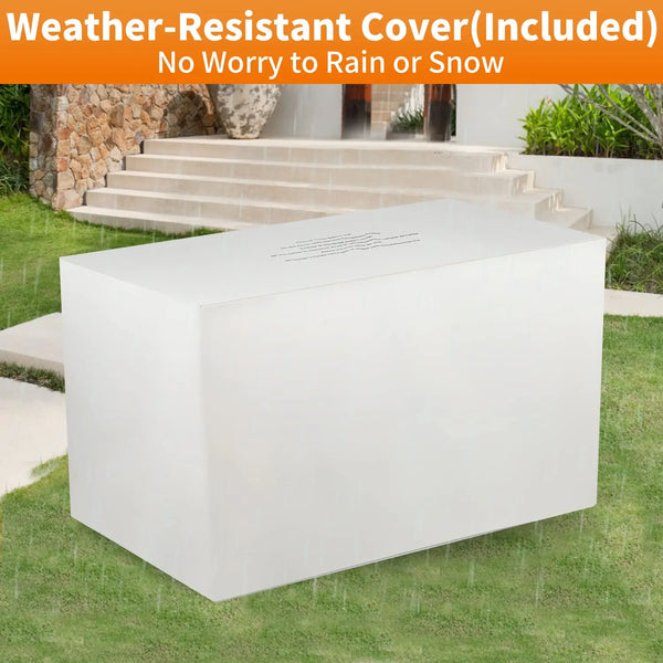  43 Inch Outdoor Propane Gas Fire Pit Table