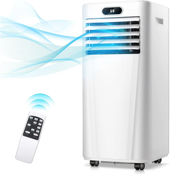 Portable Air Conditioner with Fan Cooling & Dehumidifier 8000BTU 61℉-90℉ Cools up to 160-200Sq.Ft.