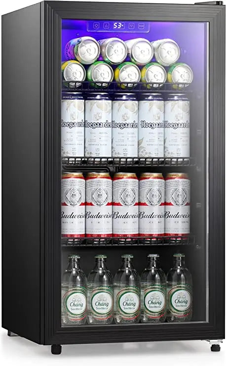 Beverage Refrigerator Cooler - Mini Fridge Soda or Beer