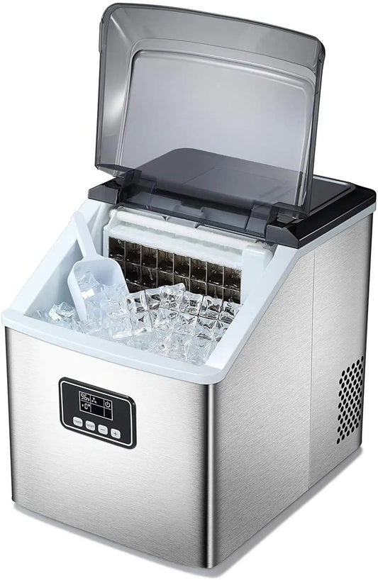 AGLUCKY Counter top Ice Maker Machine
