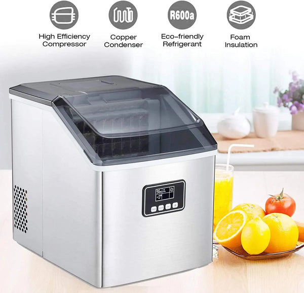 AGLUCKY Counter top Ice Maker Machine