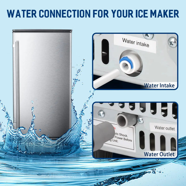 AGLUCKY Commercial Ice Maker Machine