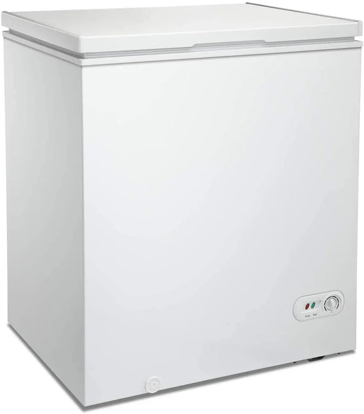  5.0 Cubic Feet White Chest Freezer ,Removable Basket |Free Standing
