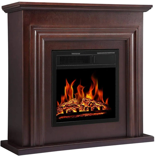  Electric Fireplace with Mantel Package
