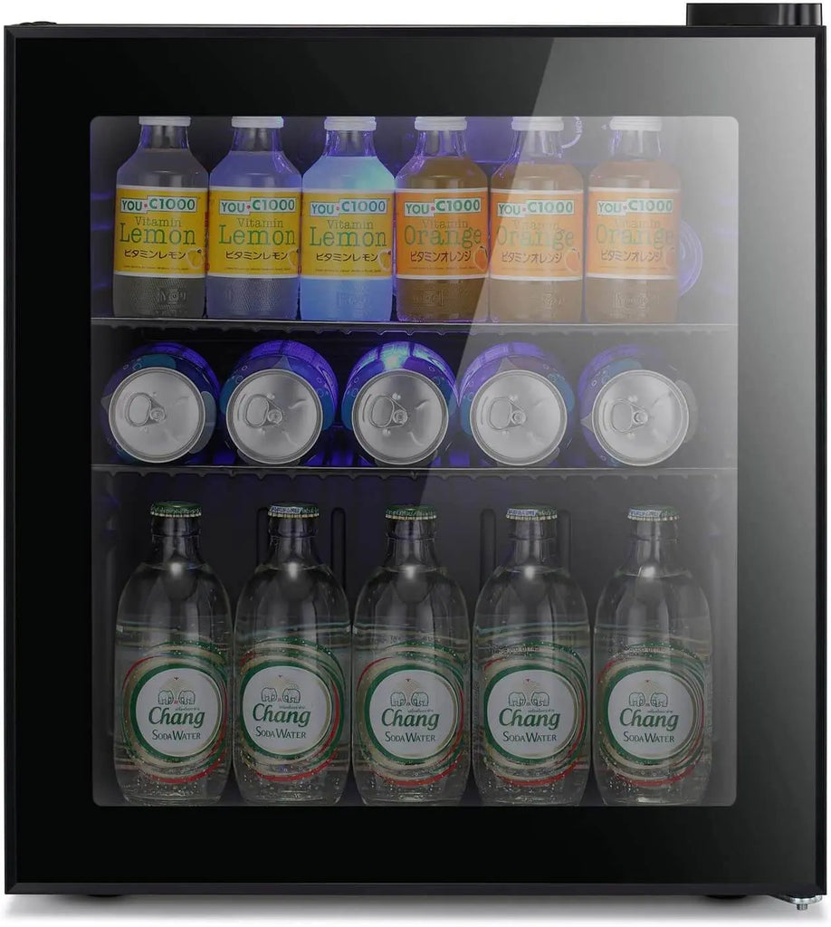 Kissair 1.6 Cubic Feet Small Wine Fridge Digital Temperature