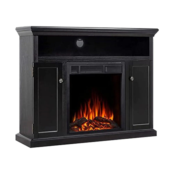  Electric Fireplace TV Stand Wood Mantel for TV