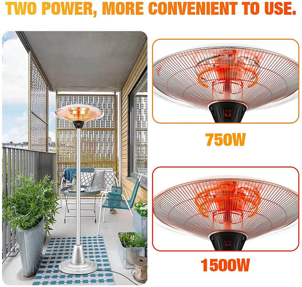  Electric Patio Heater|Umbrella Top Design