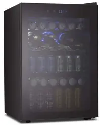 Kissair 4.5 Cubic Feet Mini Fridge Beverage  Digital Temperature Control agluckyshop