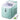 AGLUCKY Countertop Ice Maker Machine, Portable Compact Ice Cube Maker with Ice Scoop & Basket, 26Lbs/24H Ice Machine for Home/Kitchen/Office/Bar, Green agluckyshop