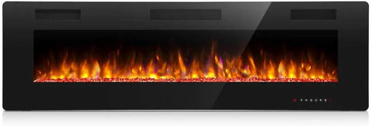 50" Recessed Electric Fireplace Heater