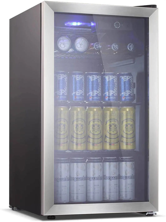 3.2 Cubic Feet Small Wine Fridge Digital Temperature Control