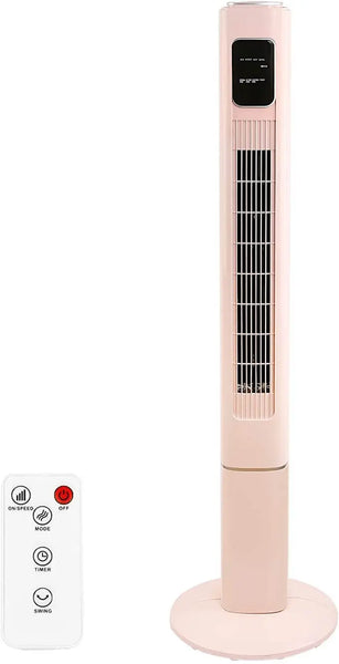 Kissair 47 inch Tower Fan Oscillating Quiet Cooling Remote Control 3 Speeds Wind Modes Bladeless