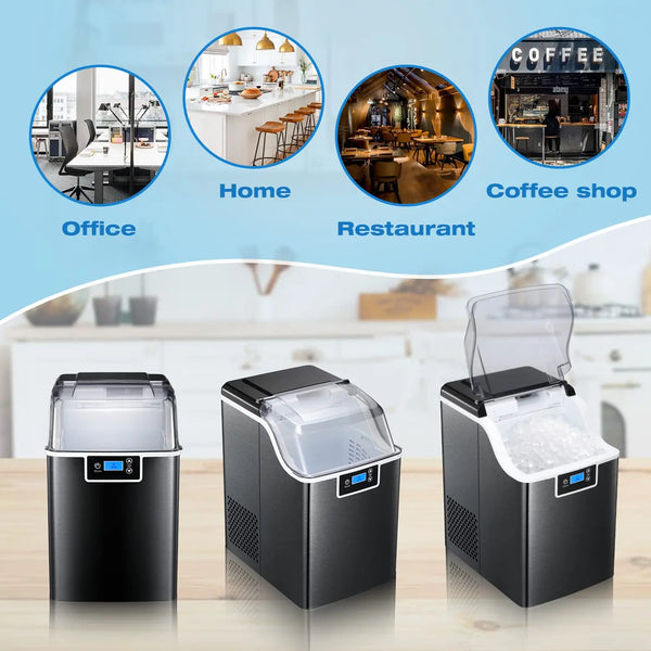 AGLUCKY Portable Nugget Ice Maker